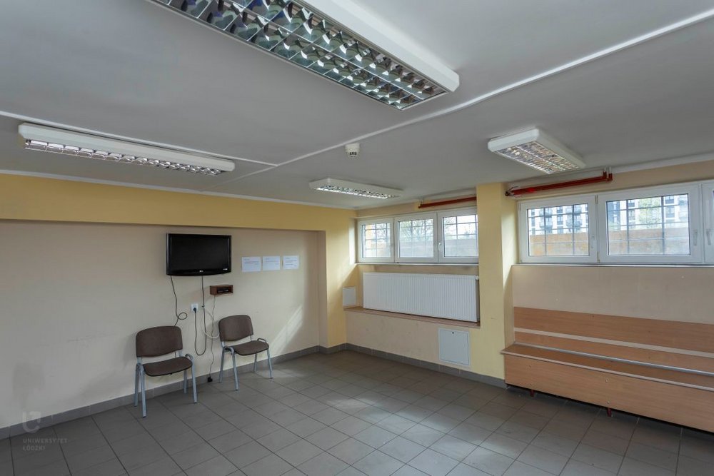 sala telewizyjna w domu studenta numer 13