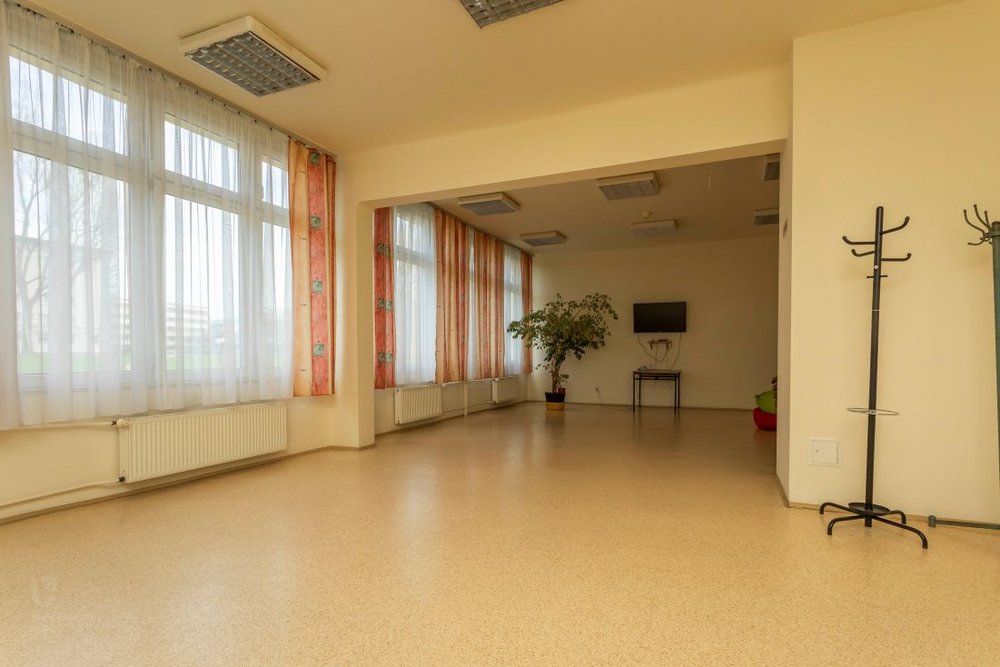 Sala telewizyjna w domu studenta numer 11