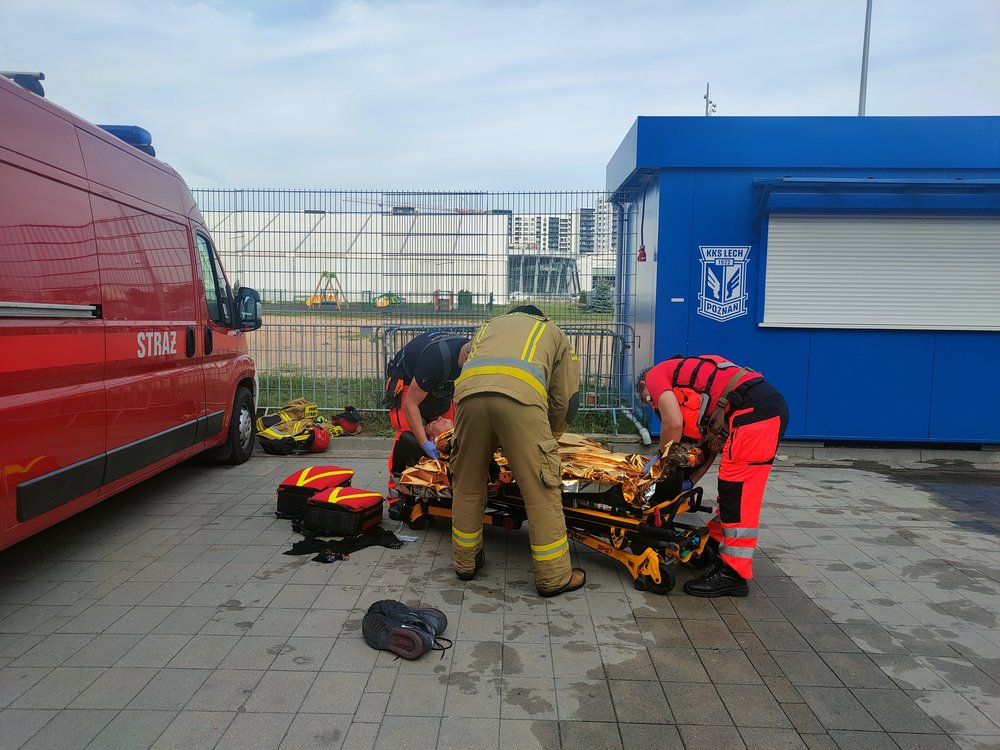 CBRN exercises at Lech Poznań