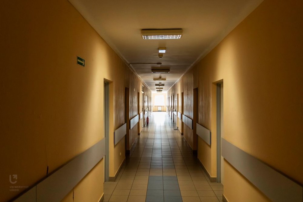 korytarz w domu studenta nr 3