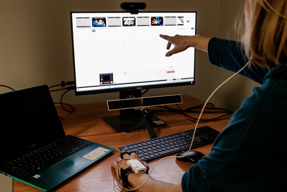 Ekran komputera - badania stacjonarne 