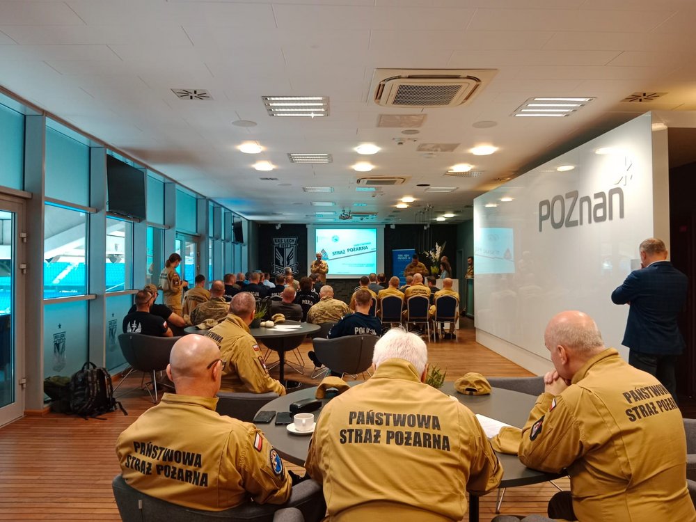 CBRN exercises at Lech Poznań