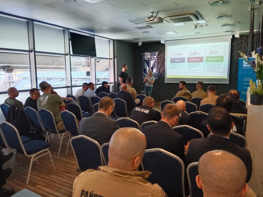 CBRN exercises at Lech Poznań