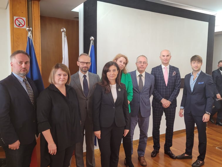 representatives of universities and the City of Lodz Office during the meeting